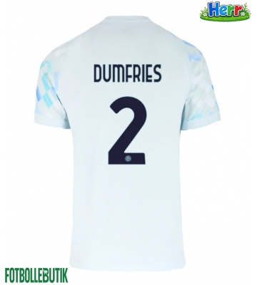 Inter Milan Denzel Dumfries #2 Bortatröja 2025-26 Kortärmad